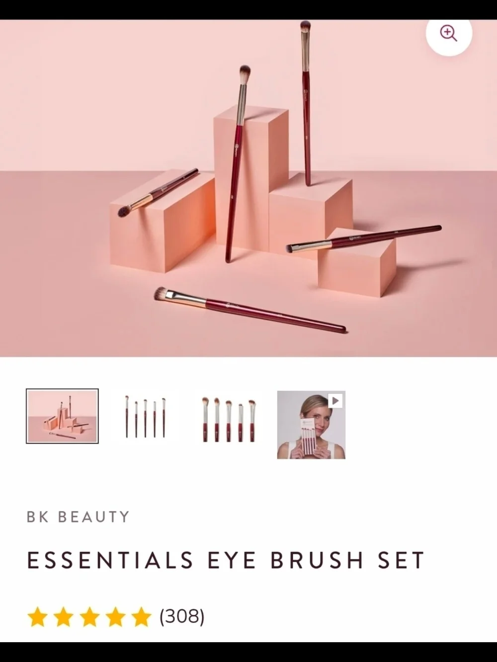 BK Beauty Essentials Eye 5-Pc Brush Box Set - **FREE BK BRUSH W/PURCHASE!**